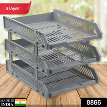 Multifunctional File Rack Drawers: Desktop Storage for Office Supplies (4/3 Layers)