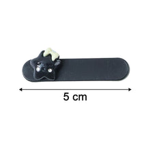 Cute Cat Design Premium Matte Finish Hair Clips (4 Pc)