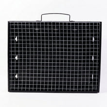 portable charcoal grill with mesh