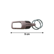 Heavy Duty Stainless Steel Key Holder with Dual Ring Carabiner Clip 1 Pc