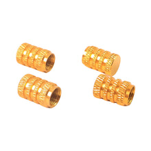 Tire Valve Stem Caps Fit 4pcs Silver